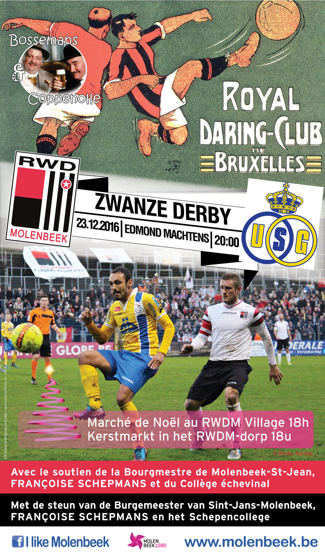 RWDM UNION ST GILLOISE affiche optimisée