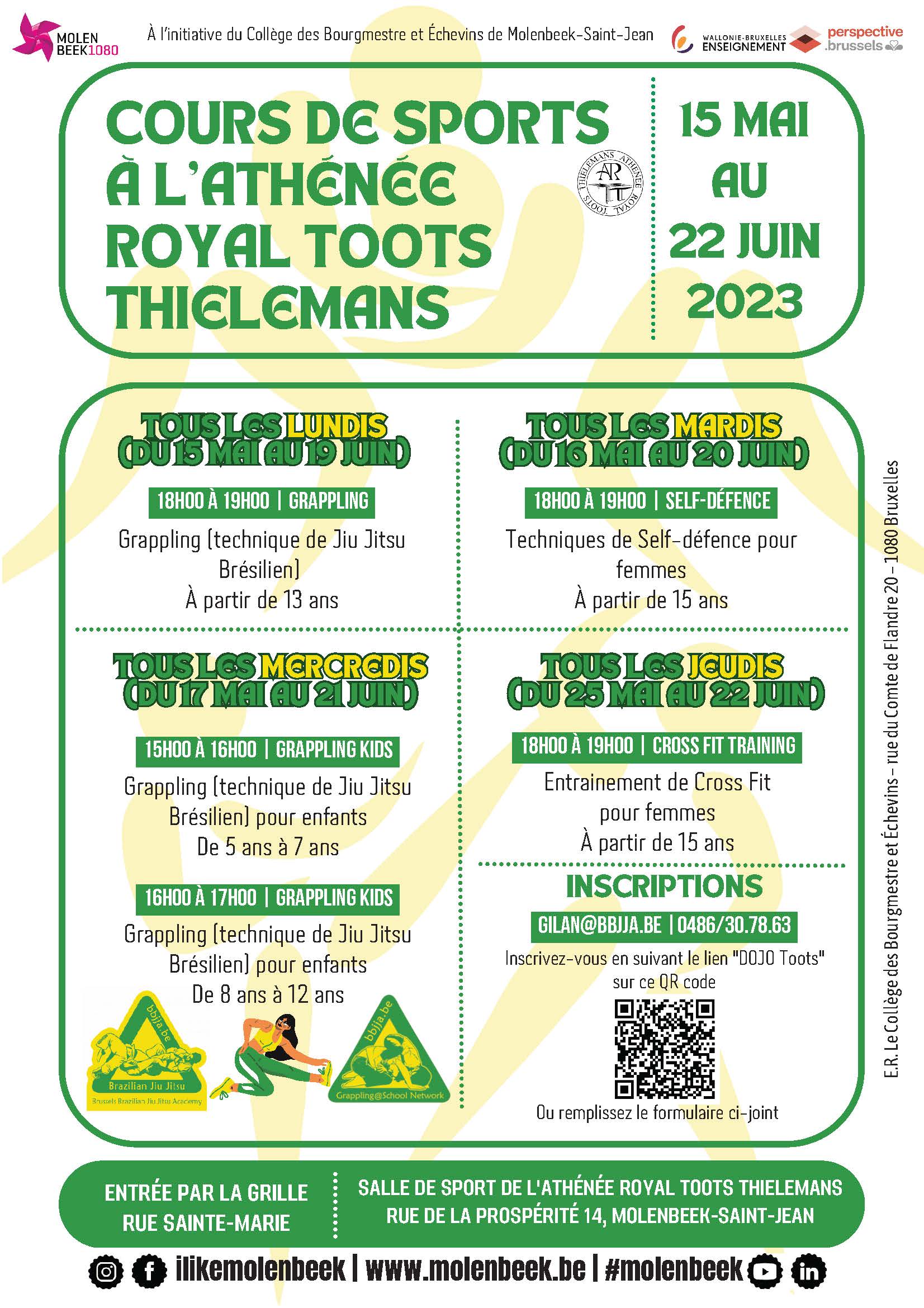 Inscription + Program BBJJA x ARTT fr
