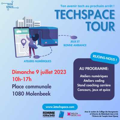TECHSPACE TOUR   Molenbeek   Post Social Media FR