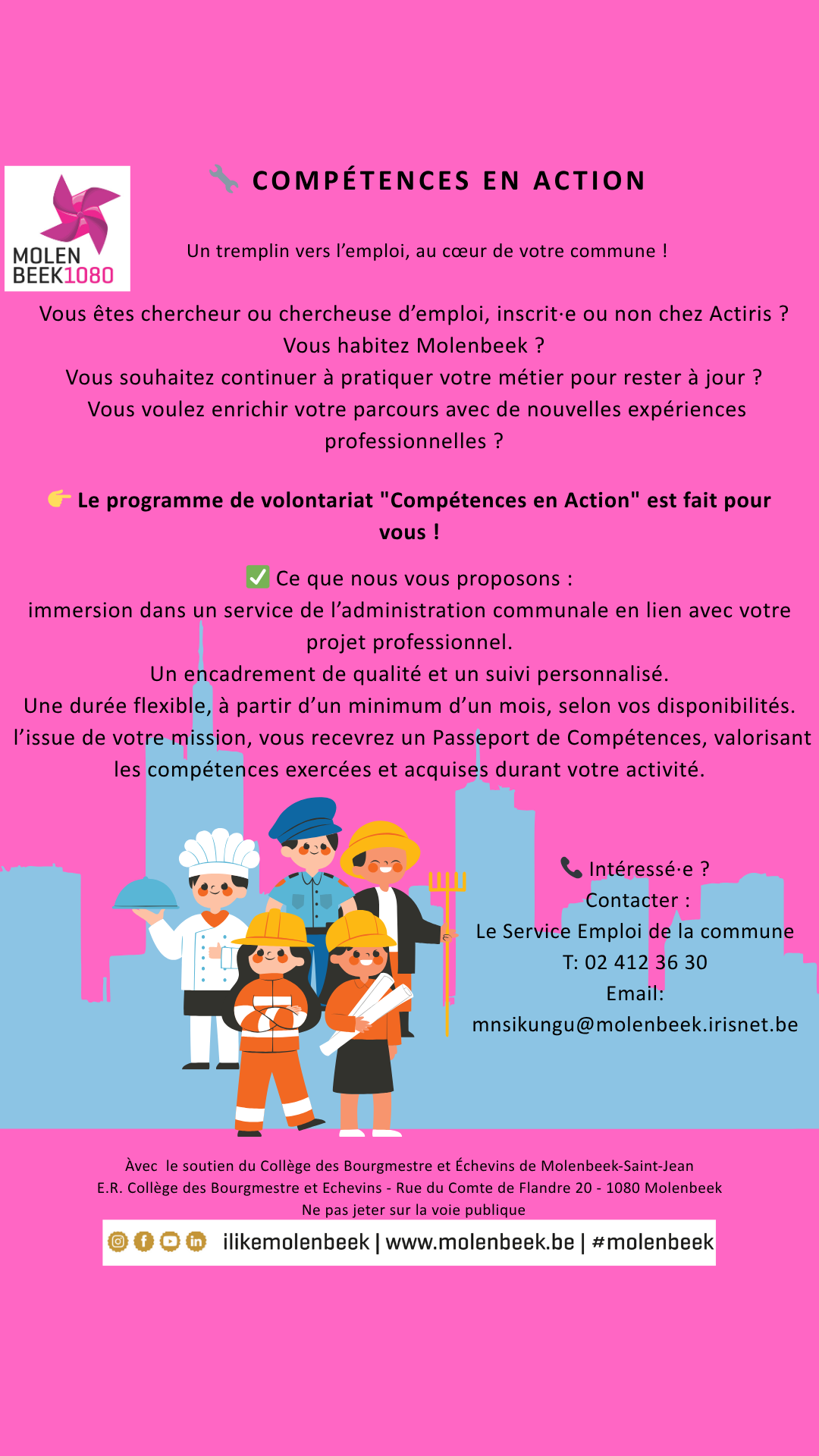 Flyer compétences en action recto