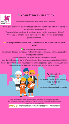 Flyer compétences en action recto