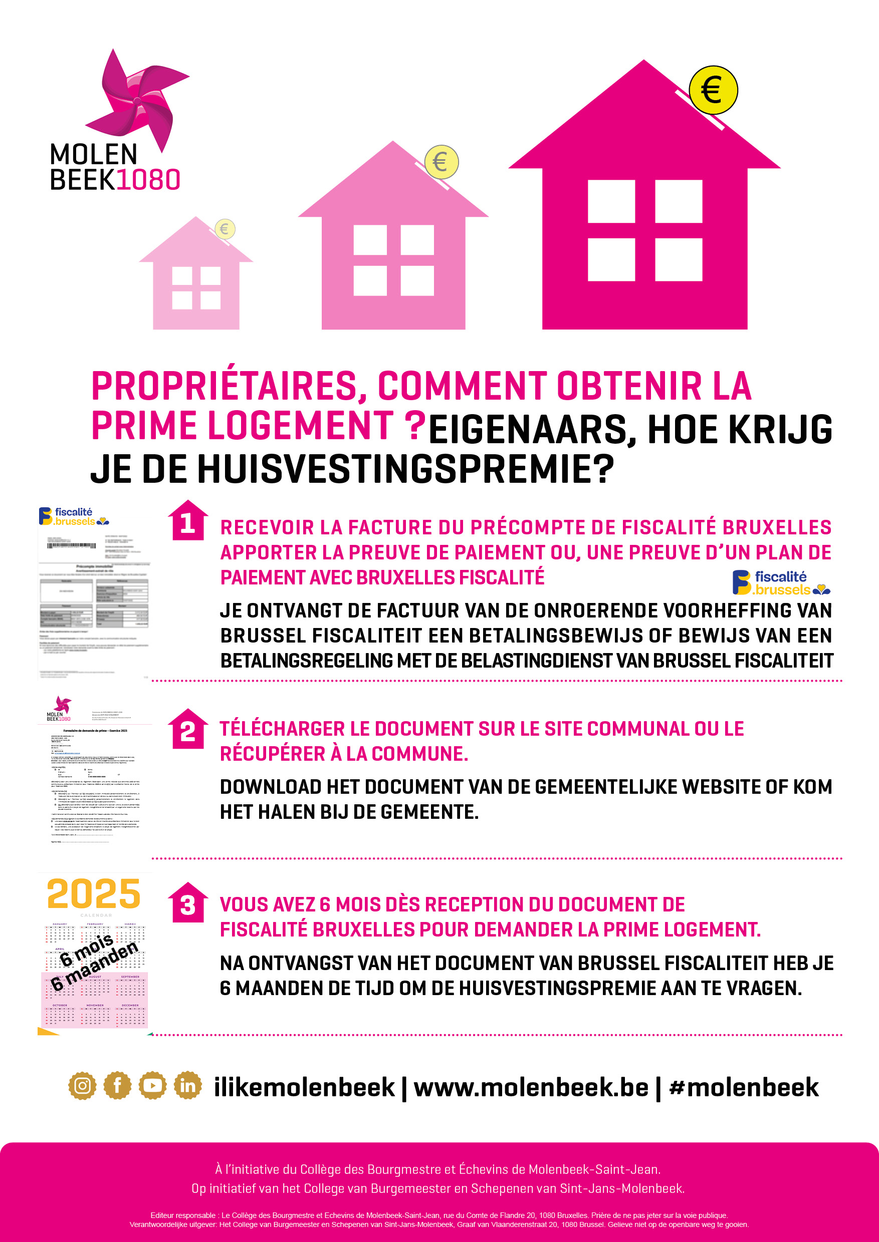 AFFICHE A3 Prime logement 2025 2026 FR NL 250825