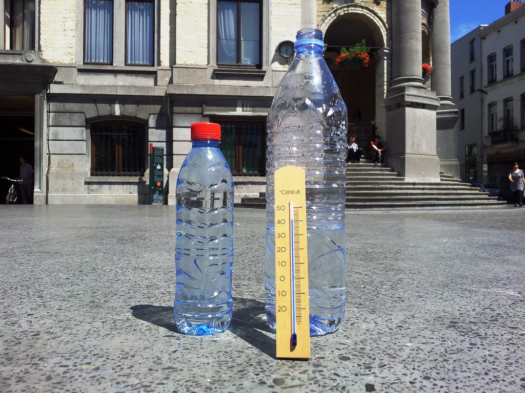 photo bouteilles canicule