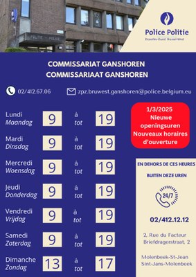 Commissariat  Ganshoren